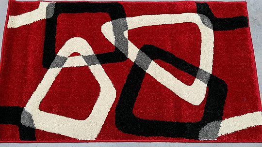 Dywany jednoczęściowe PORTLAND CARVED czerwone