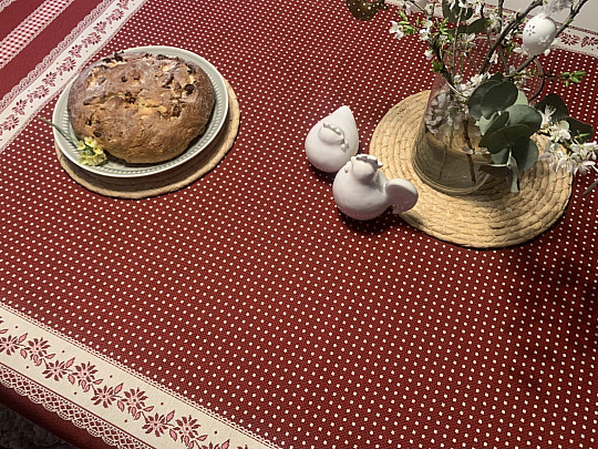 Obrus i szal gobelinowy SELSKÁ JIZBA czerwony