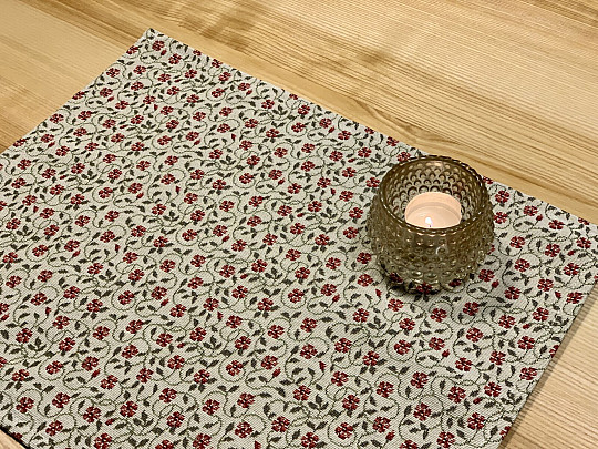 Obrus z gobelinu, szal Vintage flowers