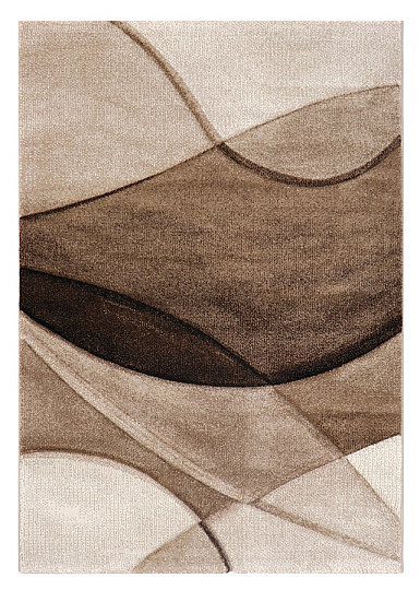 Nowoczesny dywan z geometrycznej wełny DIAMOND