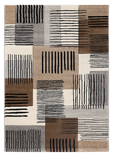 Nowoczesny dywanik DIAMOND geometryczny dziki