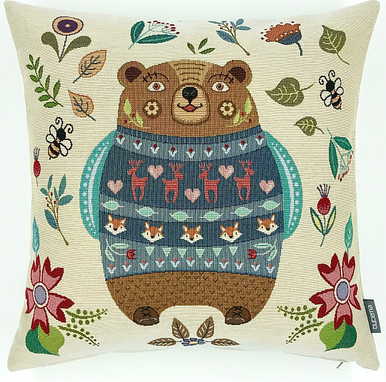 Poszewka na poduszkę z nadrukiem MERRY ANIMALS 2
