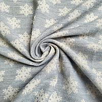 Luksusowa tkanina dekoracyjna FLAKES GREY