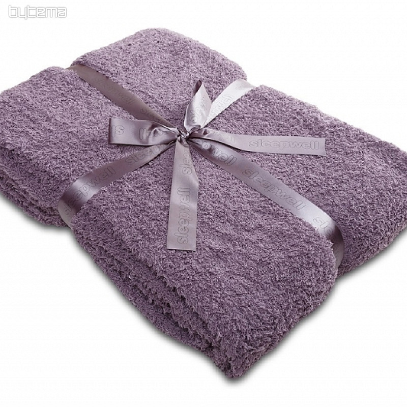 Koc z mikrofibry LUXURY WELL LUXURY antracytowy