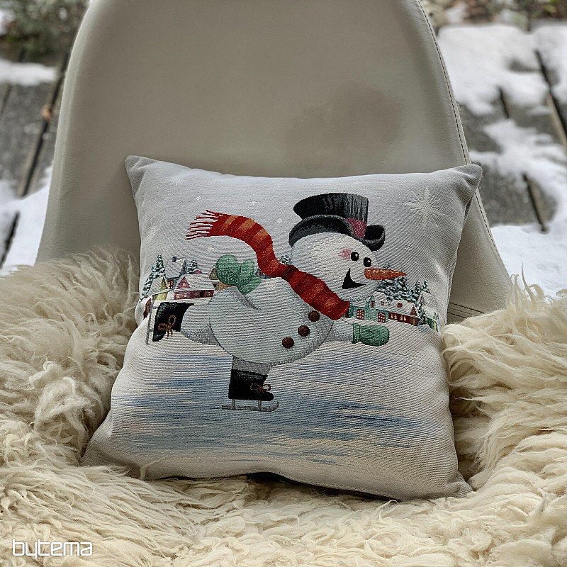 Gobelin bożonarodzeniowy BAŁWAŁ NA Łyżwach