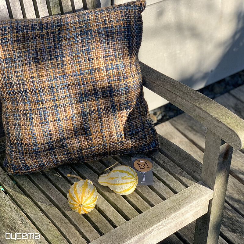 Luksusowa poduszka dekoracyjna YARA NIEBIESKA