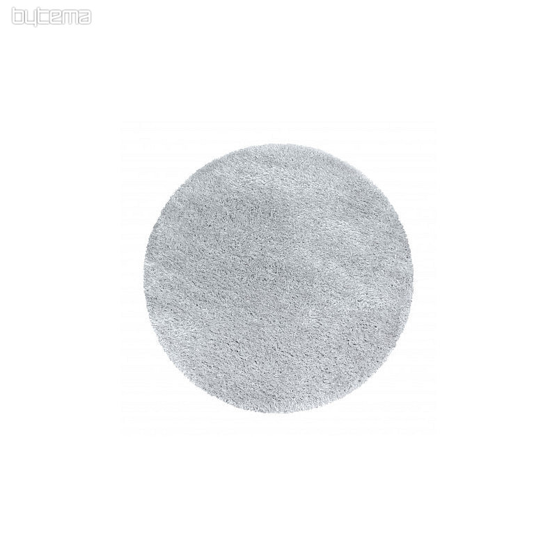 Okrągły dywan SHAGGY DREAM SILVER