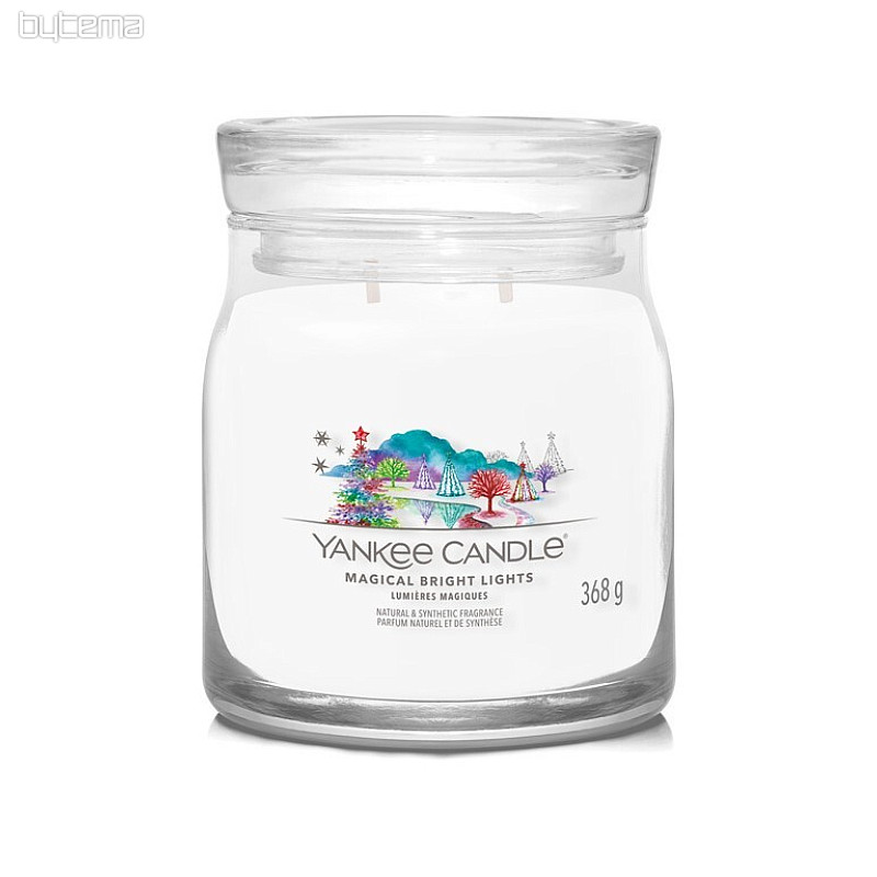 świeca zapachowa YC MAGICAL BRIGHT LIGHTS GLASS MEDIUM 2 knoty