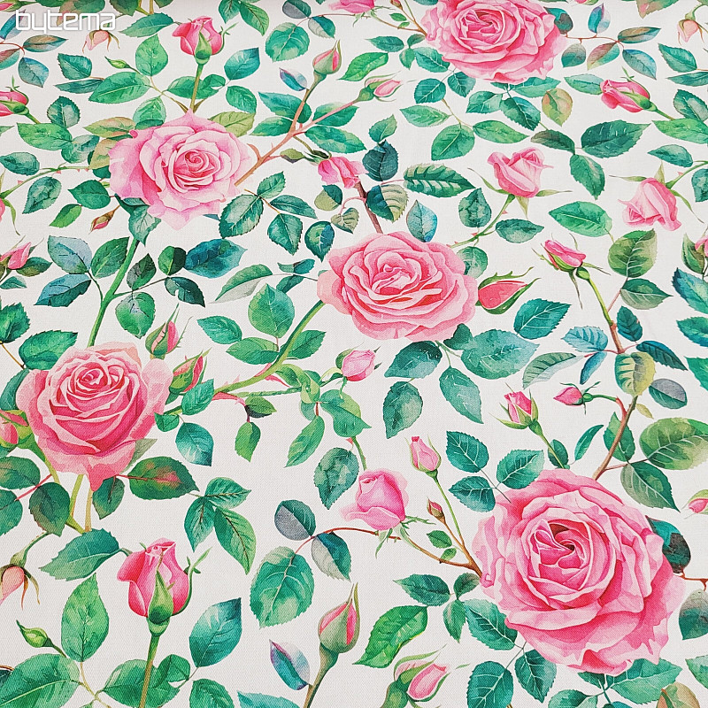 Tkanina dekoracyjna ROSE HOPING ROSE