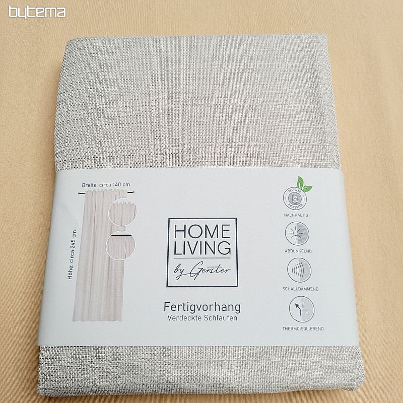 Luksusowa gotowa zasłona HOME LIVING beż
