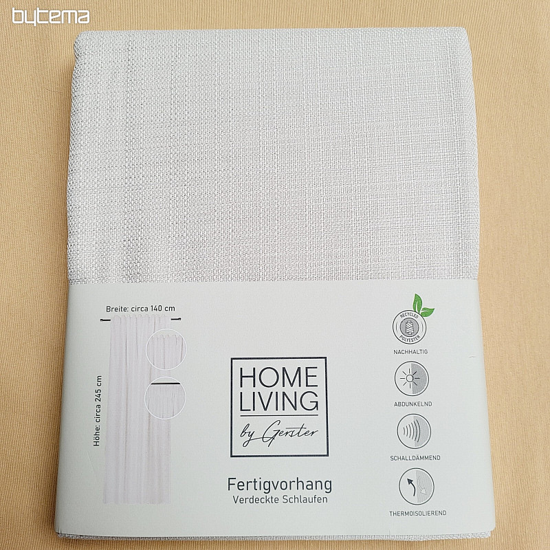 Luksusowa gotowa zasłona HOME LIVING krem