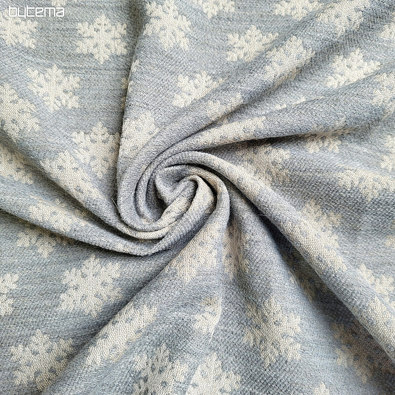 Luksusowa tkanina dekoracyjna FLAKES GREY