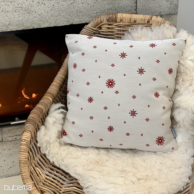 Okładka na gobelin świąteczny Płatki drobne CZERWONE