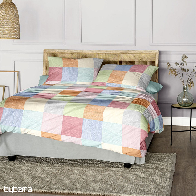 Luksusowa pościel flanelowa IRISETTE KOALA 8506-90 MULTI KRATKA