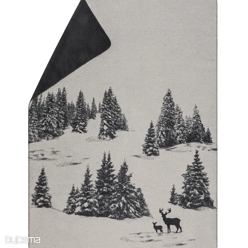 Kocyk DF SAVONA SNOWY DEER szary