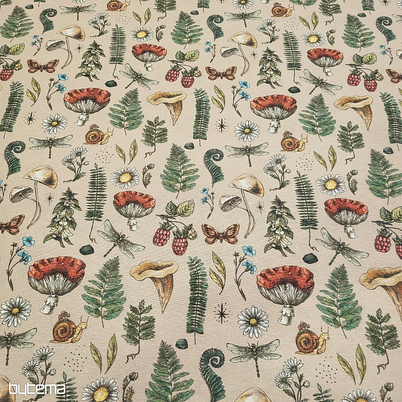 Tkanina dekoracyjna JESIEŃ W LESIE