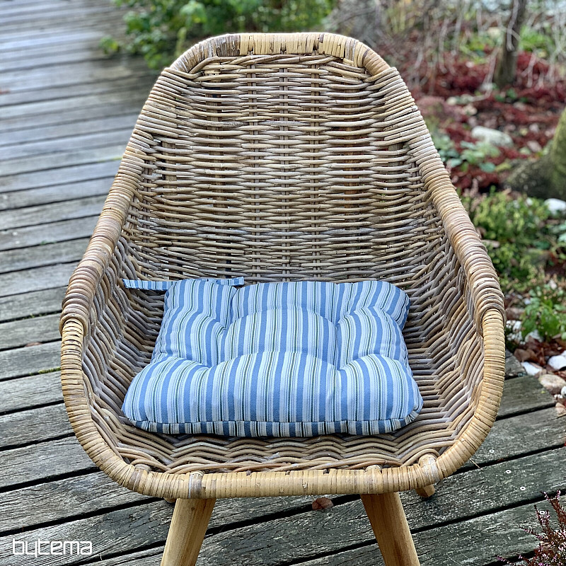 POKROWIEC NA SIEDZENIE TOSCANA MULTI STRIPE niebieski