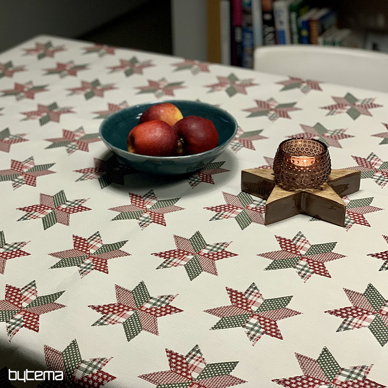 Obrus i szalik świąteczny STAR SHELLEY