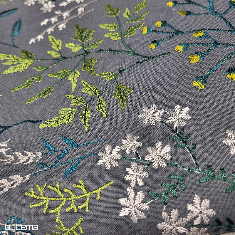 Szalik haftowany GINGER TM. ZIELONY