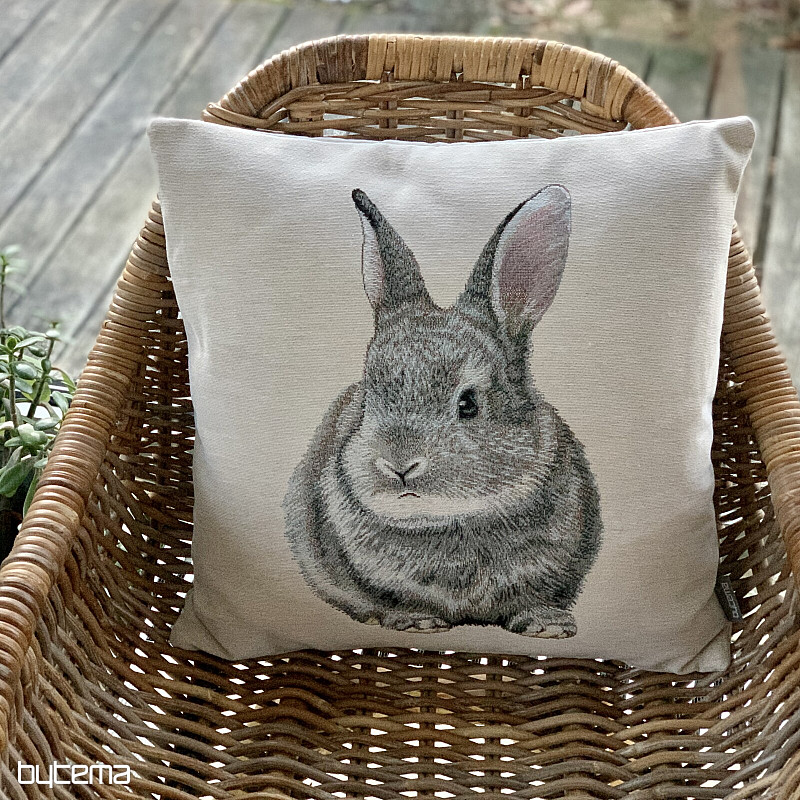 Poszewka na poduszkę z gobelinu HOPING HABBIT