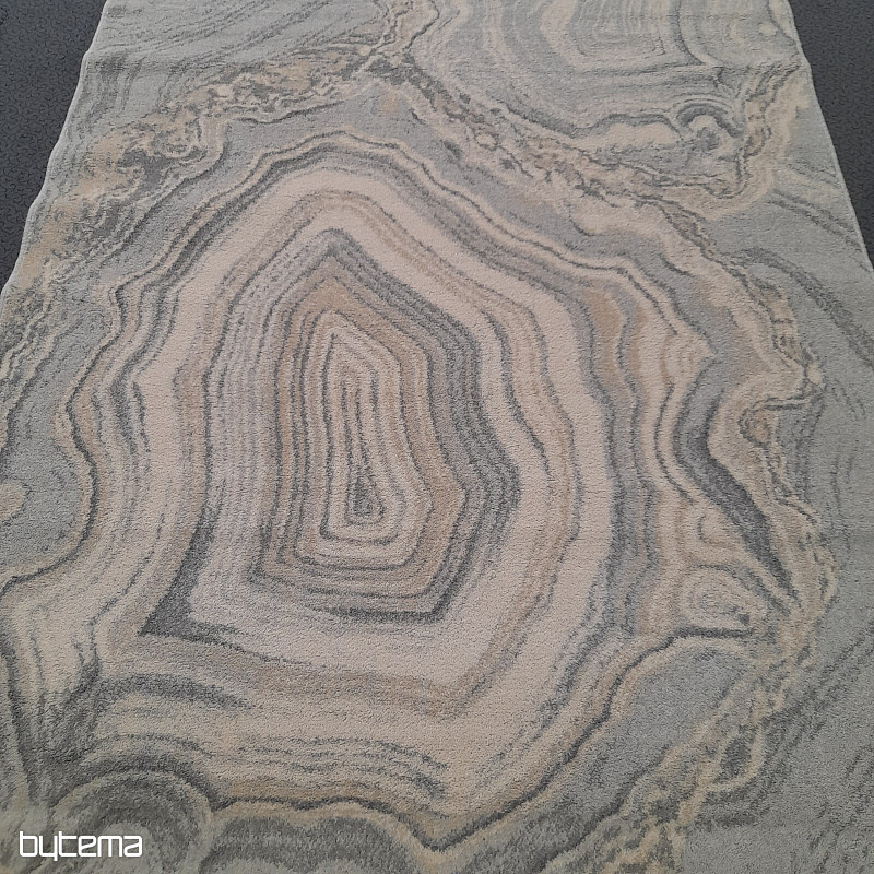 Luksusowy wełniany dywan ISFAHAN Efez szary