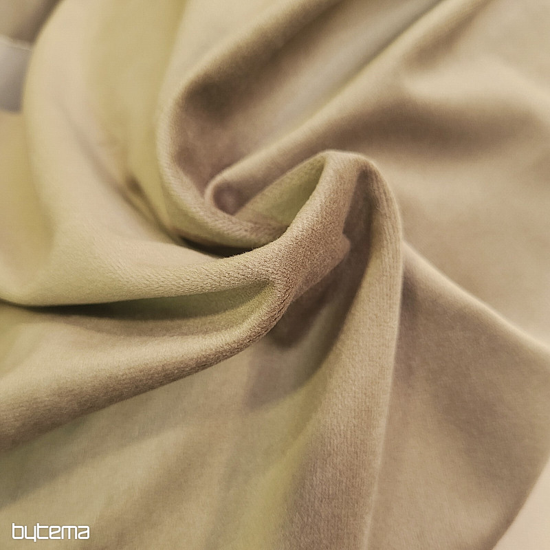 Luksusowa, monochromatyczna, designerska tkanina dekoracyjna GERSTER 77042/0200 BRĄZ