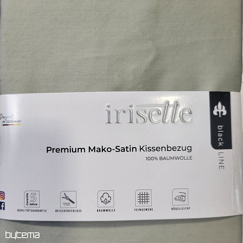 Poszewka satynowa - szałwia 32