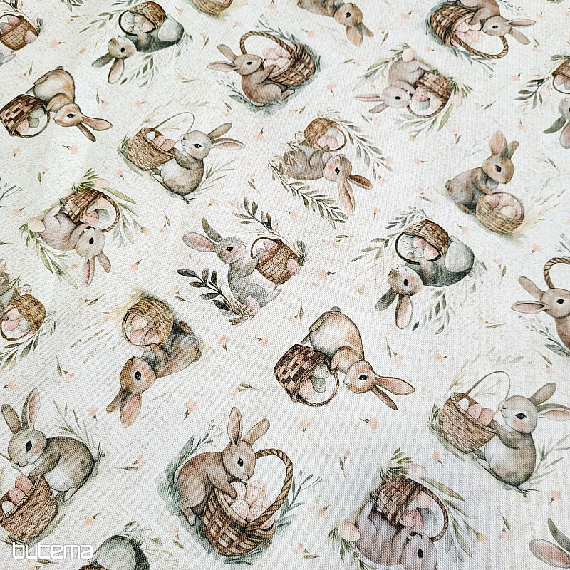 Tkanina dekoracyjna BUNNY BLESSED