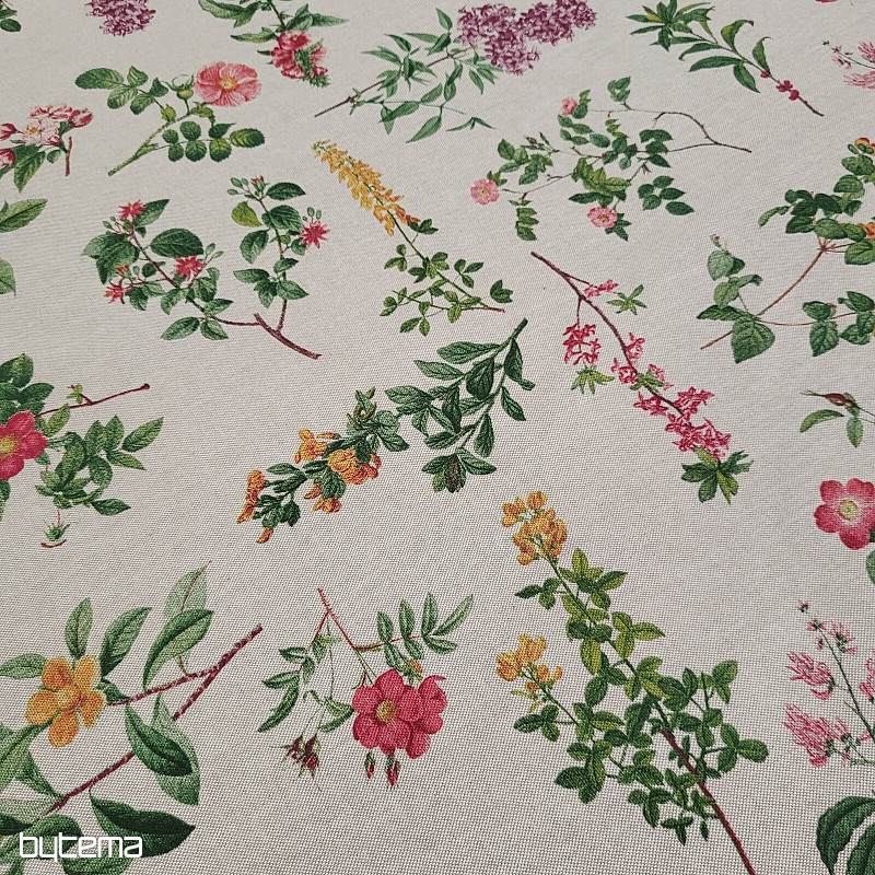 Tkanina dekoracyjna KWIATY OREGON