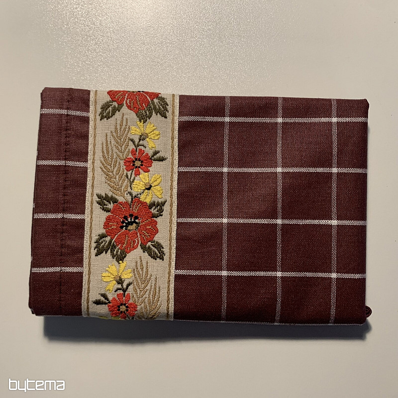 BRĄZOWE BABCI Z KWIATAMI ściereczki kuchenne