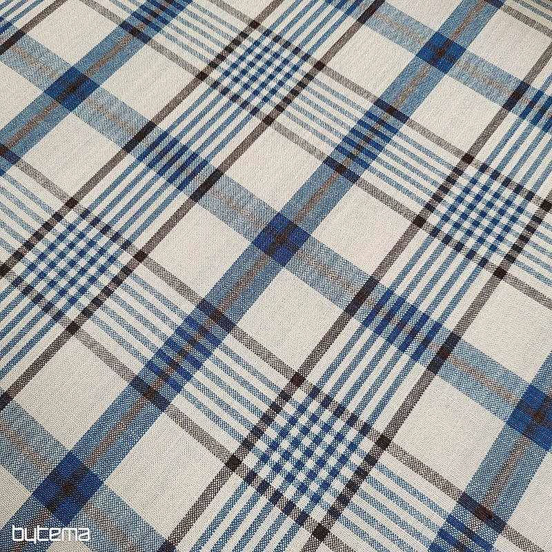 Tkanina dekoracyjna ANZOL BLUE