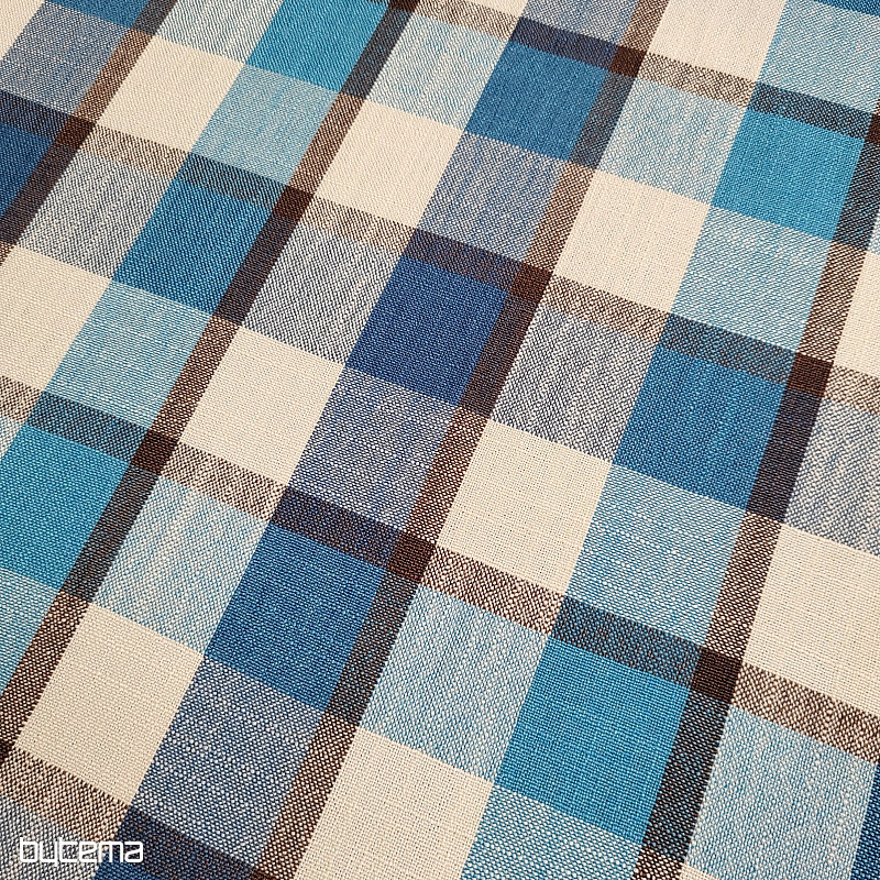 Tkanina dekoracyjna ATILA NIEBIESKA