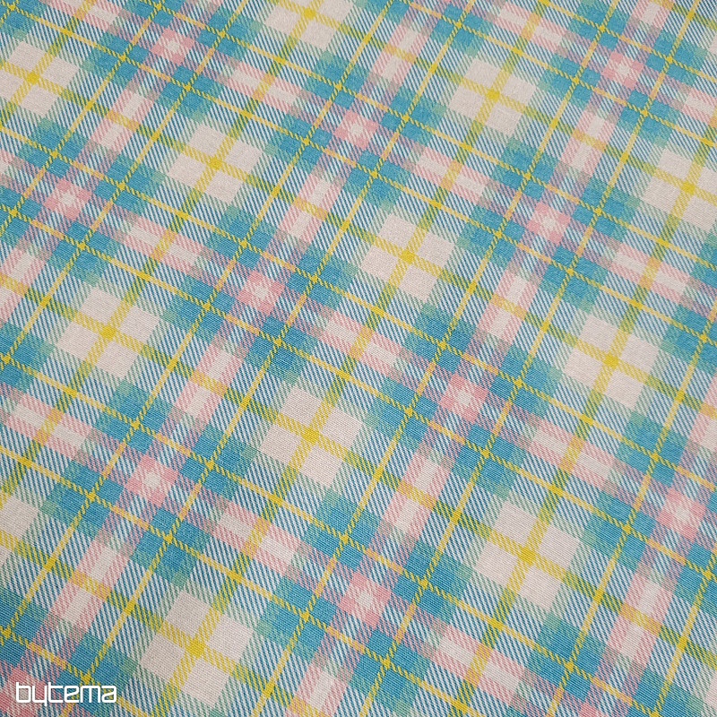 Tkanina dekoracyjna DEMER ZIELONY RÓŻ