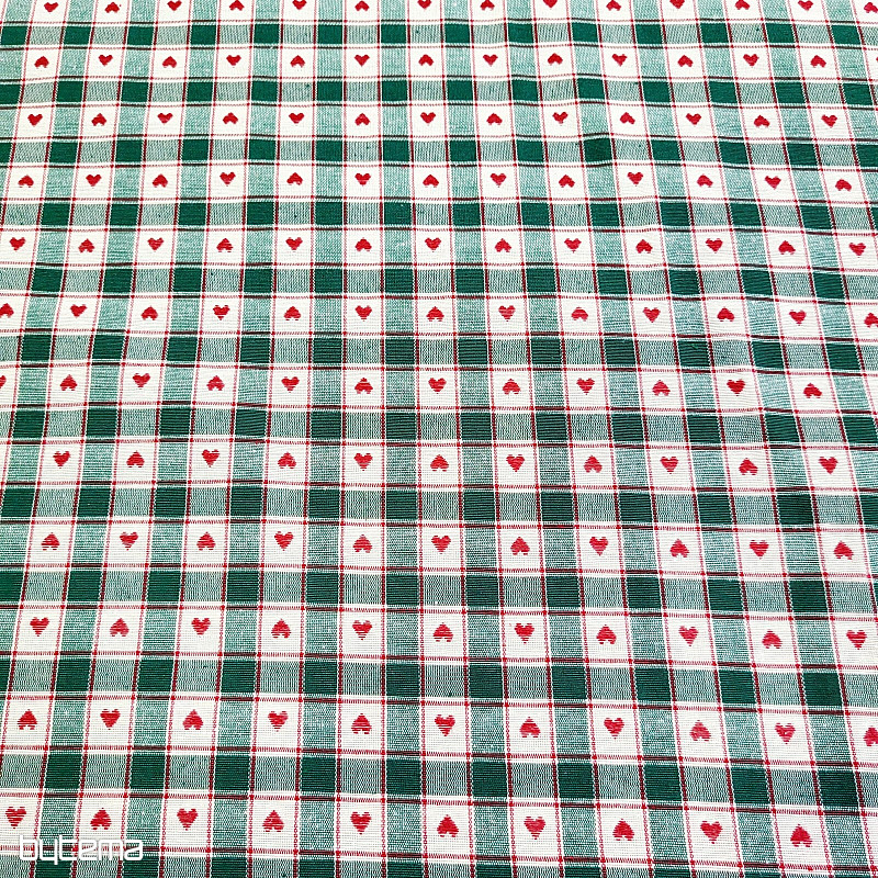 Tkanina dekoracyjna MAXI CORET zielona