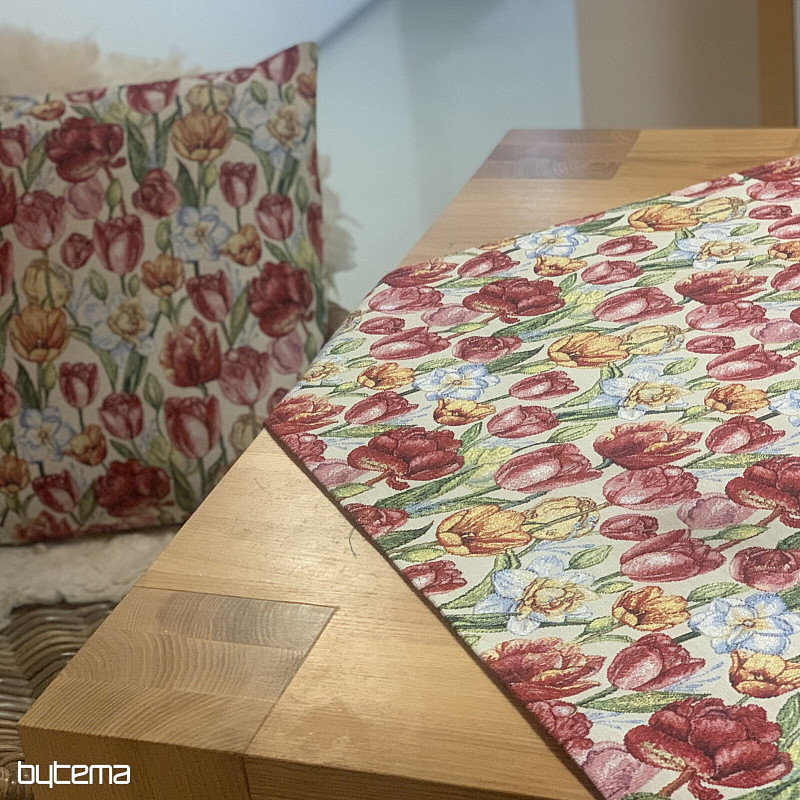 Poszewka na poduszkę gobelinową TULIPANY NAOMI