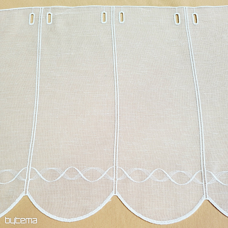 Zasłona do witrażu GERSTER 11883 biała