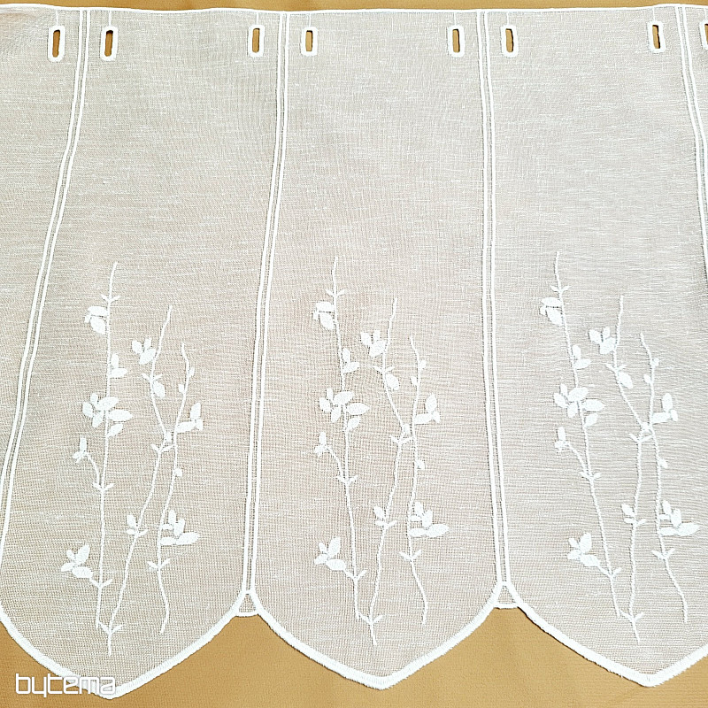 Zasłona do witrażu GERSTER 11886 kremowa