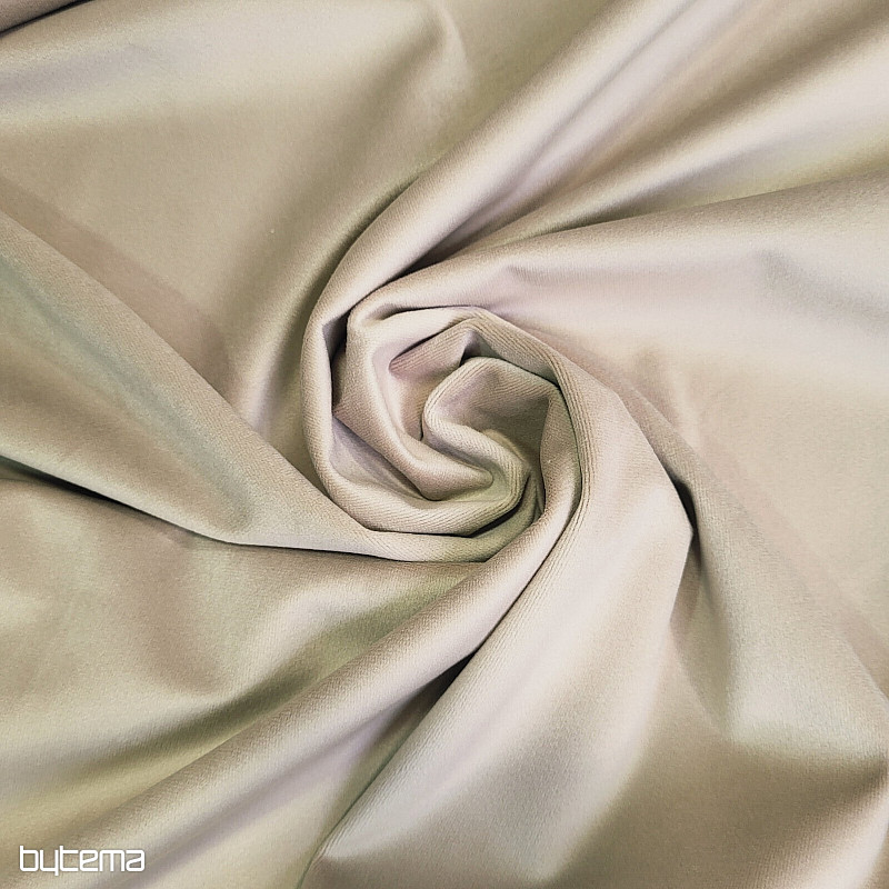 Luksusowa, monochromatyczna, designerska tkanina dekoracyjna GERSTER 77042/0023 jasnobeżowa