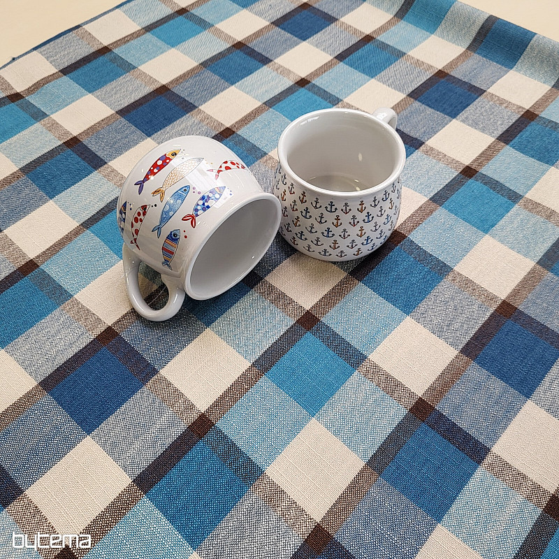 Obrus i szalik ATILA BLUE