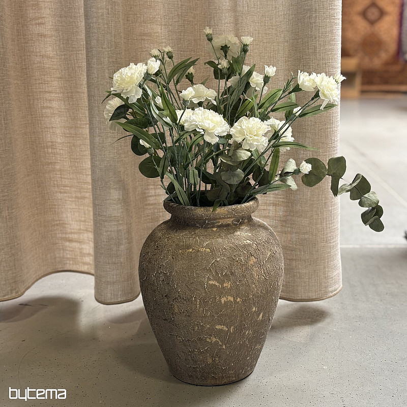 Wazon ceramiczny TAVIR 24x30 rustykalne złoto