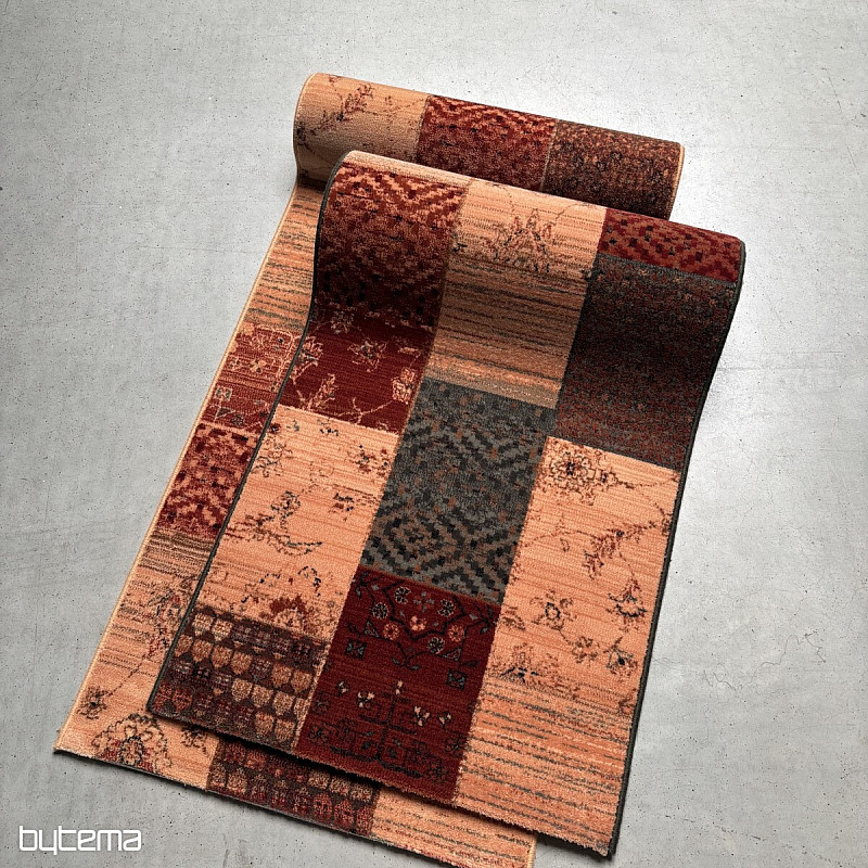 Luksusowy wełniany chodnik ROYAL PATCHWORK kremowy