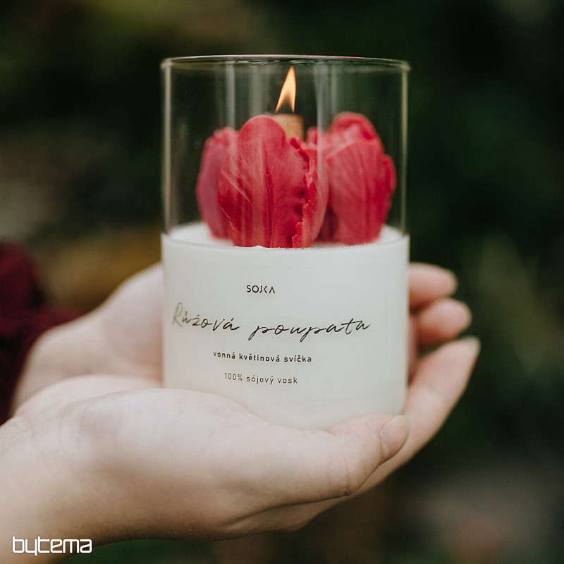 Świeca zapachowa Rose Buds z pokrywką
