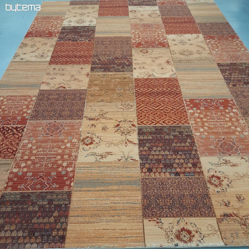 Luksusowe dywany wełniane KASHQAI PATCHWORK kremowe