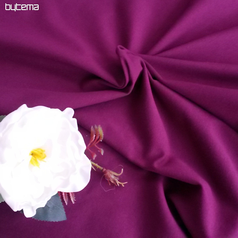 Dzianina bawełniana TEINTURE fiolet