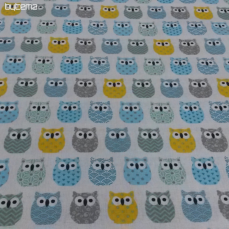 Tkanina dekoracyjna MINI OWLS 7
