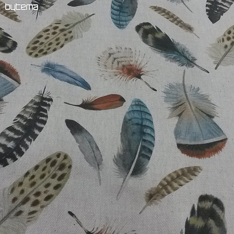 Tkanina dekoracyjna OTONO FEATHERS 601 druk cyfrowy