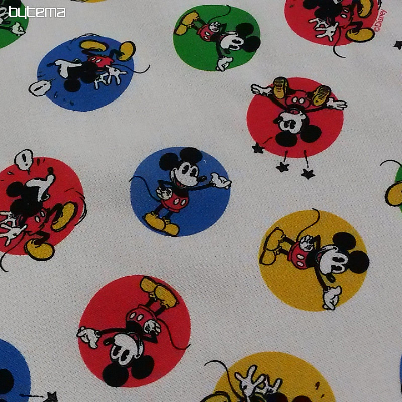 Koła z tkaniny bawełnianej MICKEY MOUSE