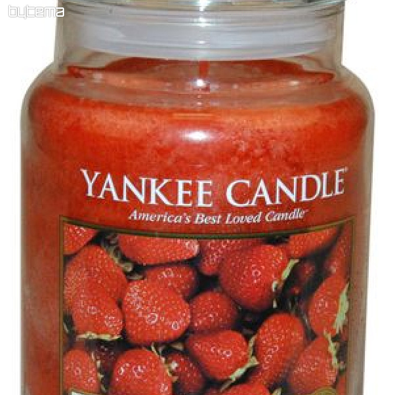 świeca YANKEE CANDLE zapach SWEET STRAWBERRY - słodkie truskawki