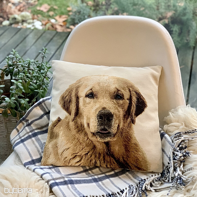 Gobelinowa poszewka na poduszkę LABRADOR PIES