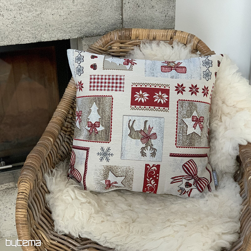 Świąteczna okładka gobelinowa WIEJSKIE BOŻE NARODZENIE